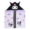 Sanrio Kuromi Hooded Towel, Kuromi, 75 X 120 X 1 Cm, Character SANRIO 052949