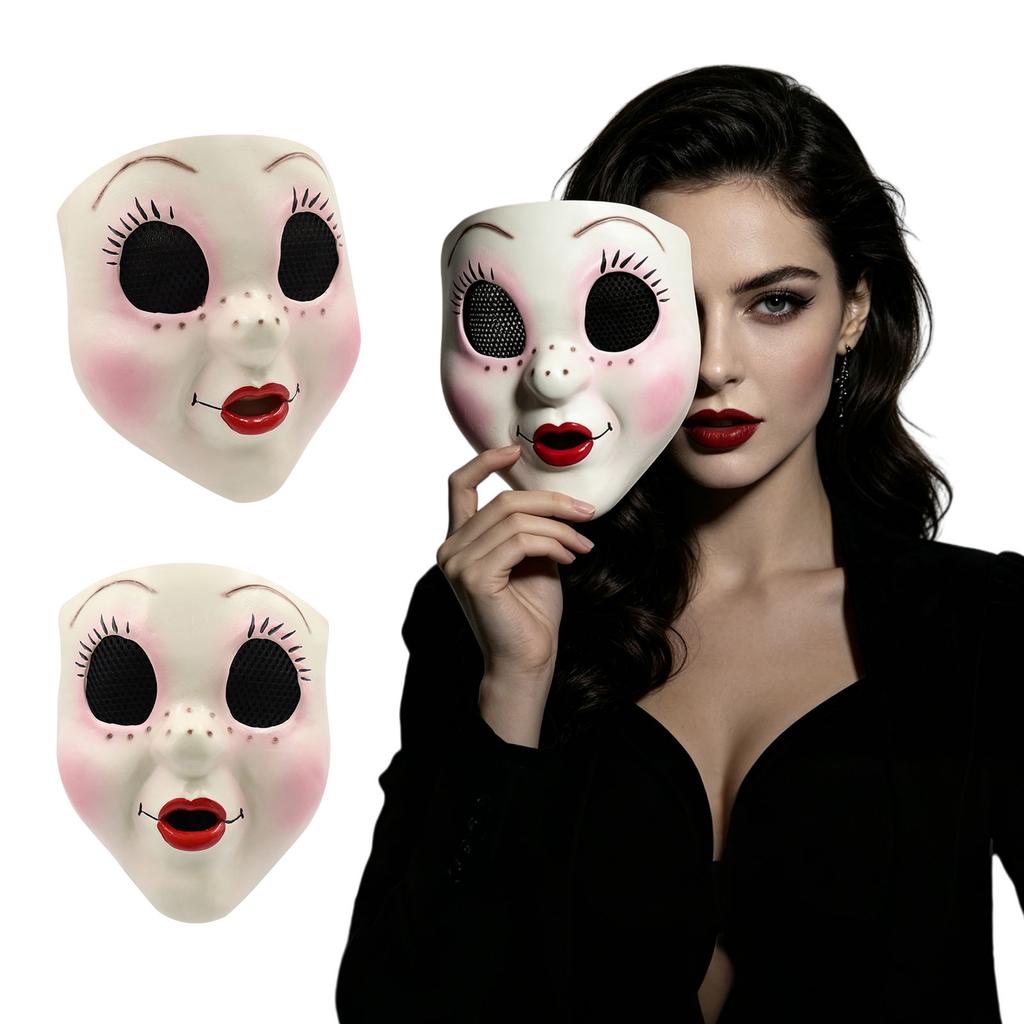 Terror Doll Face Mask Party Toy Adult Gift Funny Mask Toy