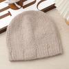 Knitted Thermal Hat Autumn and Winter Rabbit Fur Blended Women's Pullover Stacking Hat