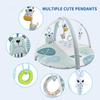 Infant Fitness and Crawling Mat: Starry Sky Design for Ages 0-3, Living Room Activity Floor Mat