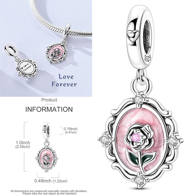 New Copper Charms Beads Sunflower Flower Daisy Original Charm Pendant Fit Charm Bracelets Diy Jewelry Birthday Gift