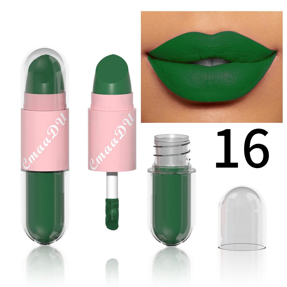 Halloween Lipgloss-Set, 3-teiliger nicht-klebender glänzender Lippenstift, glitzernde lila und schwarze Lippenfarben, langanhaltend, nicht abfärbend