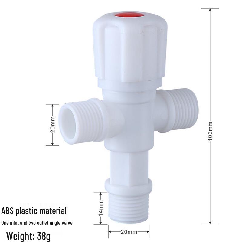 Plastic Quick-Open Double Outlet Faucet