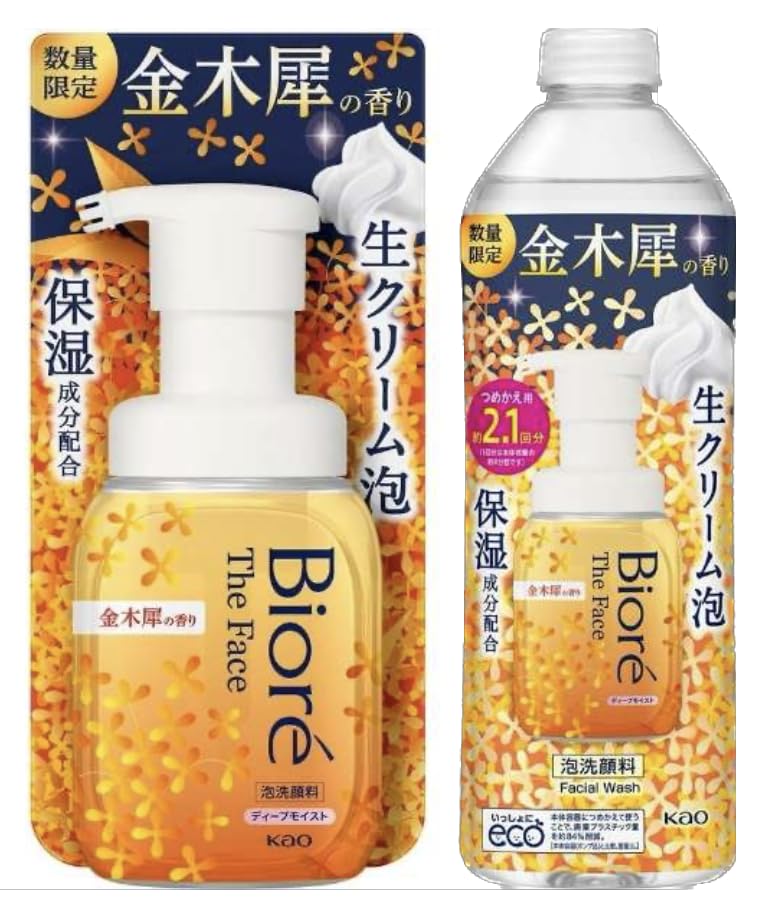 

Biore The Face Пенящееся очищающее средство для лица Deep Myosto Osmanthus Body 200 мл Сменный блок 340 мл [Оптовая закупка] +