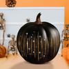 Light Up Halloween Pumpkin Ornament Decor Twinkle LED Pumpkin Light Resin Pumpkin Lamp for Halloween Party Home Decor