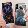 For Tecno Spark Go 2020 / Spark 6 Go KE5j KE5k KE5S Cool Dragon Tiger Pattern Phone Case Black Silicone Soft Cases