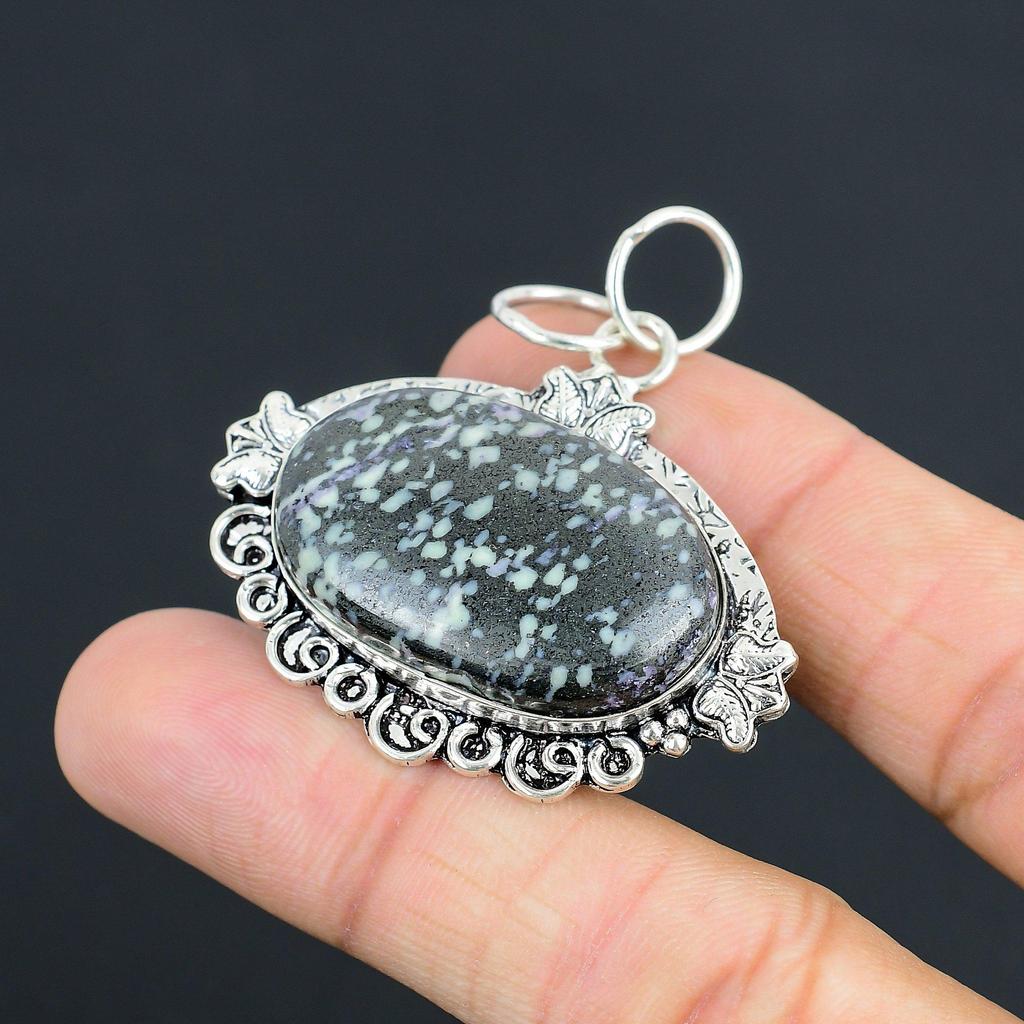 Gift For Her 925 Sterling Silver Natural Kammererite Gemstone Jewelry Pendant