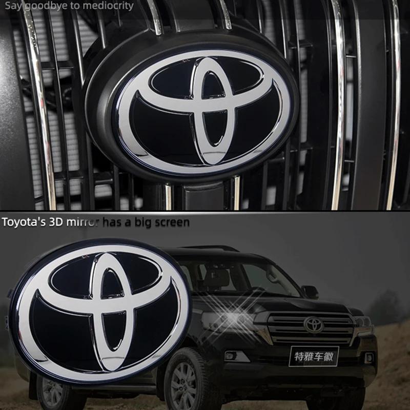 3D Auto Logo Embleem Voor Toyota Corolla Camry RAV4 LANDCRUSER Highlander Yaris Vios Alphard Prado Reiz Wish, Voorgrill en Motorkap