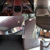 Thick Quilted Faux Leather Fabric Embroidery Upholstery Fabric Car Roof Bedside Leather Door Sponge Trim Decoration