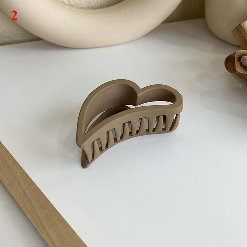 Popolare caffè nero beige fermaglio per capelli grande artiglio per capelli smerigliato fermagli per granchio forcine acriliche clip a forma di squalo geometrico