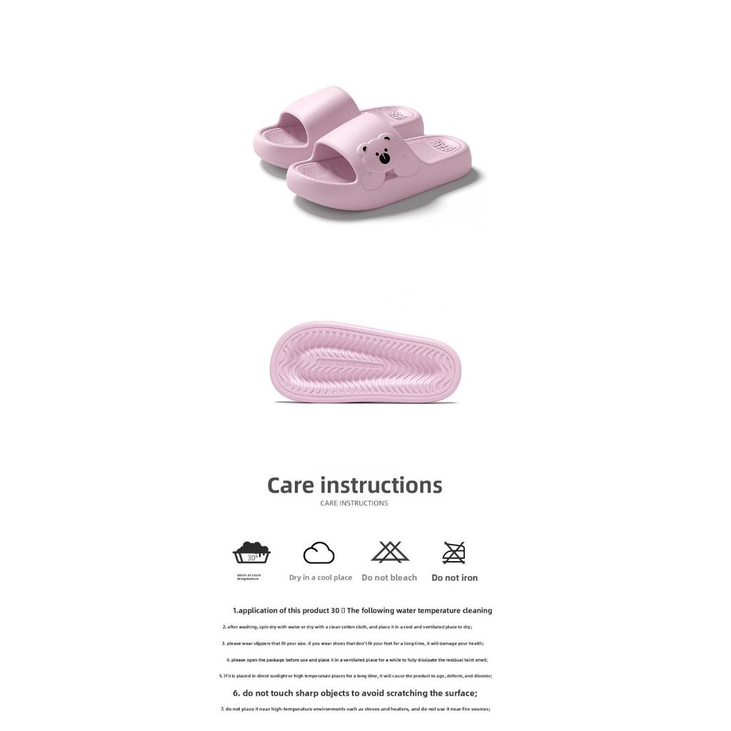 Slippers for Women, Indoor Home Bathroom, Anti Slip, Summer Outdoor Wear, Thick Soled Sandals for Men