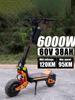 24 Years 6000W Spring New Electric Scooter Dual Motor Adult Off-Road Electric Scooter Max Speed 95KM/H Max Range 120KM 3-7 Days