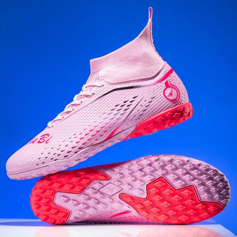 New Professional Unisex Soccer Shoes Non-slip Football Boots Outdoor Drop Shipping Futsal Match Training Sport Sport Sneakers