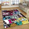 Cartoon Monster High Draculaura Vampire Rug Carpet for Living Room Bedroom Home Decor,Non-slip Decoration for Sofa Doormat Gift