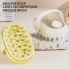 Scalp Brush Hair Scalp Massager Silicone Soft Bristles Head Massage Exfoliator For Stress Relief Home Spa Wet Dry Hair