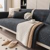 Plush Non-Slip Sofa Cover Pet Resistant Breathable Velvet Couch Protector Mat for Living Room Office Home Decor Slipcover