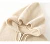 2026 Autumn Soft Pure Wool Hooded Knit Vest - Casual, Skin-Friendly, Loose Zipper Top