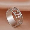 Teamer Egyptian Eye of Horus Ankh Cross Ring for Men Women Stainless Steel Vintage Finger Ring  Amulet Jewelry Valentine Gift