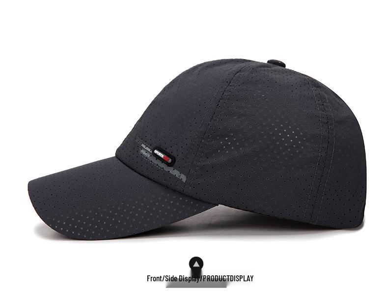 Zhen Yueqi Men's Breathable Summer Quick-Dry Fishing and Cycling Cap