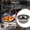 Stainless Steel Portafilter Basket Double Cup Silver Portafilter Filter Basket 51MM With Silicone Washer