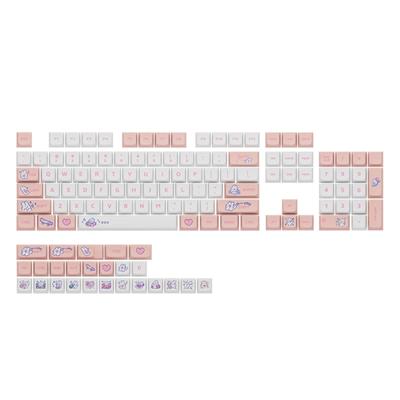 Ensemble de touches 138 touches XDA Profile PBT par sublimation pour clavier de jeu mécanique - MX hes Keypad
