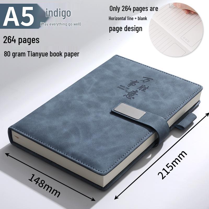 Custom B5 Notebook Gift Set with Thickened Cover, A5 Business Diary, and Logo Printing.