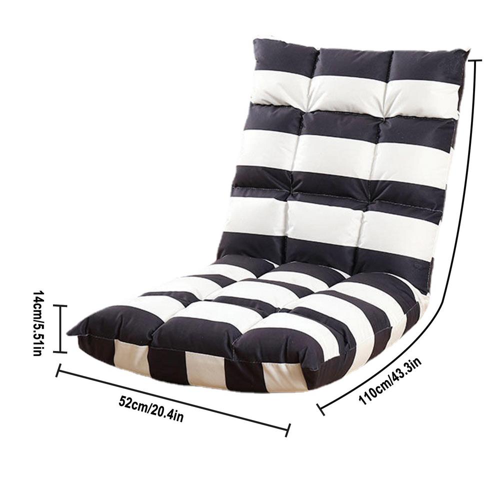 

Ленивый Одноместный Диван Одноместное Ленивое Кресло Диван для Пола Эргономичный Регулируемый в 5 Положениях Напольный Диван с Молнией для Спальни Пола Дома