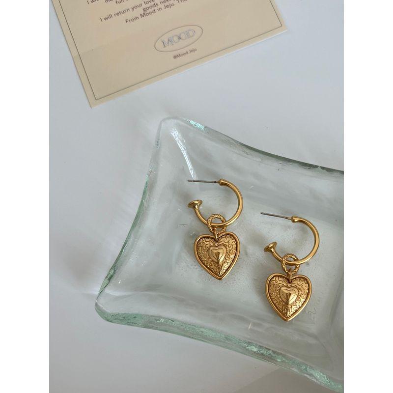 

925 Silver Needle Fashion Style Female Mid Length Long Length Dual-Wear Stud Earrings Pair of Gold Earrings