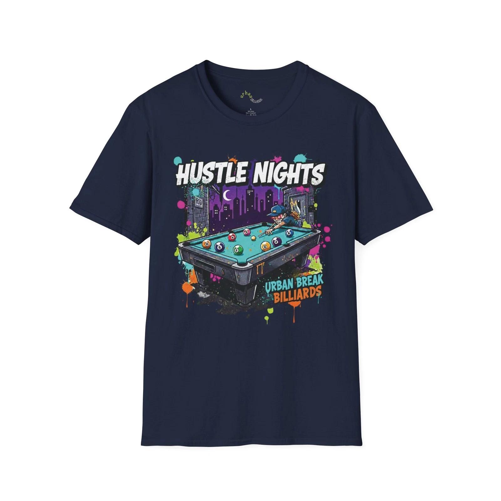 Hustle Nights Unisex Softstyle T-Shirt 4XL