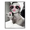 Mode Sexy Naakte Vrouw Poster Toilet Decoratieve Schilderijen Bling Rolpapier Canvas Muurkunst Afbeelding Badkamer WC Thuis Kamer Decor