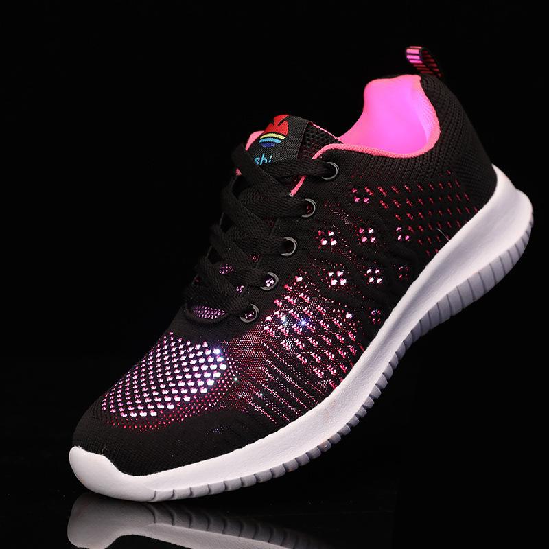 

Couple hollow casual sports shoes men s shoes fly-woven mesh gym women s shoes summer breathable running shoes 44