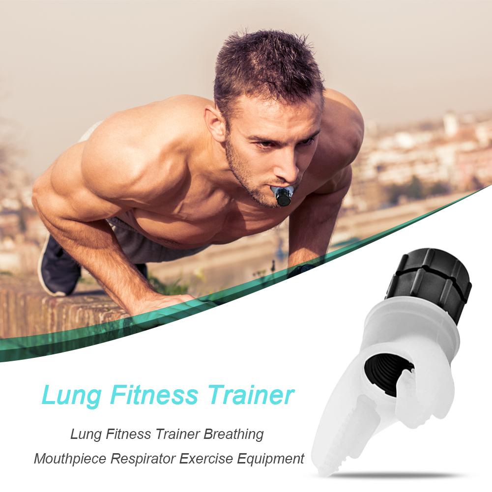 

Lung Fitness Trainer Breathing Mouthpiece Respirator Exercise Equipment #C