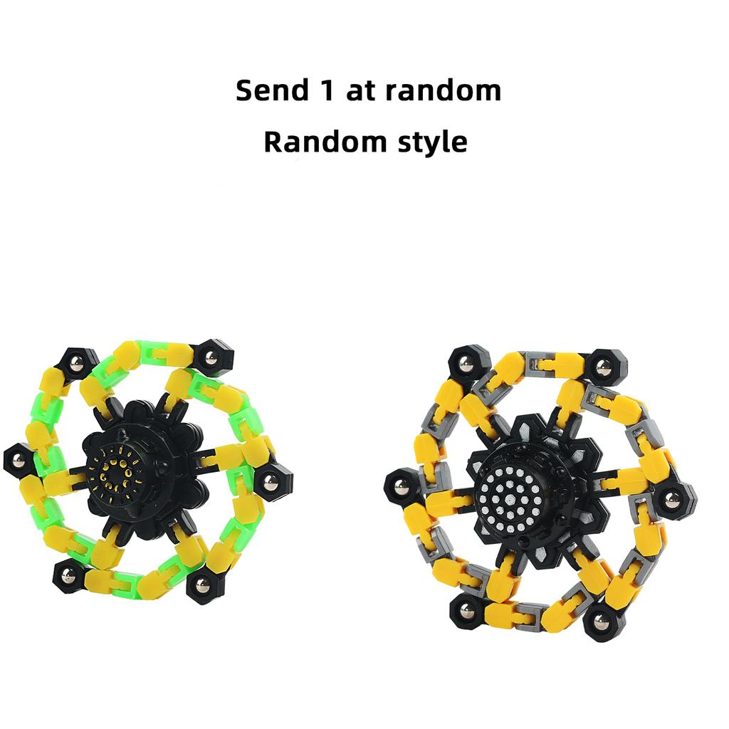 Transformable Fidget Spinners Chain Toys Stress Relief Sensory Toys Fingertip Gyros Spinner Party Favors For Kids Adults