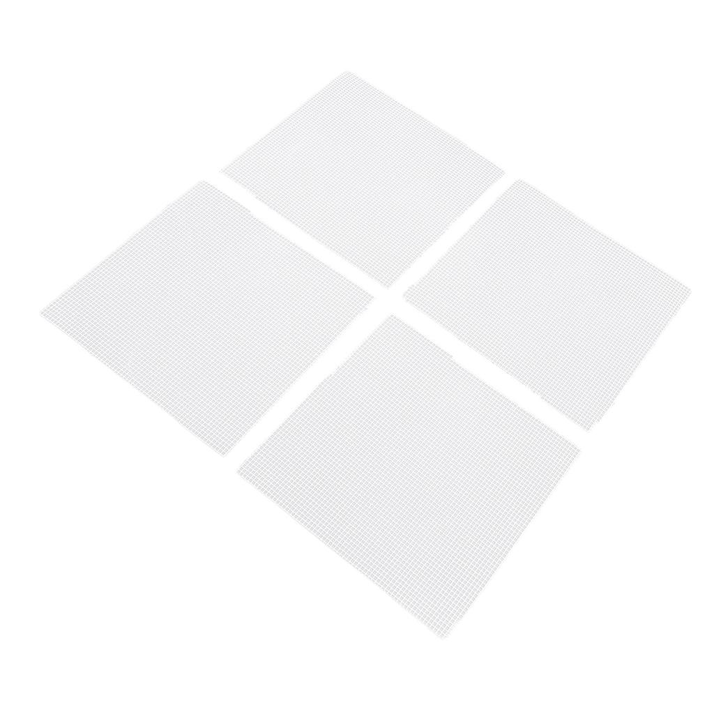 200pcs Flower Pot Mesh Pad Breathable Prevent Soil Leakage Drainage Plant Pot Bottom Grid Mat for Ceramic Planter