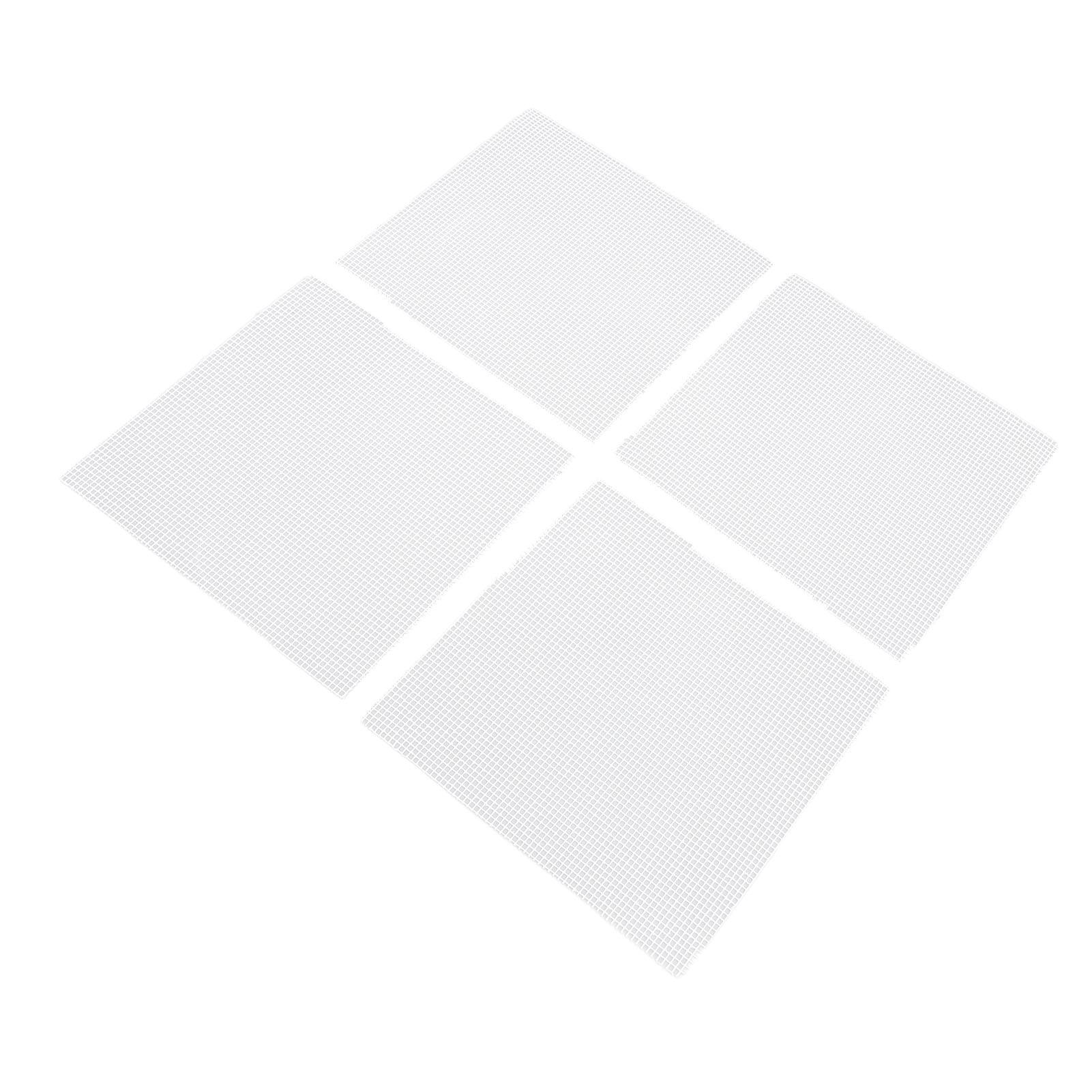 

200pcs Flower Pot Mesh Pad Breathable Prevent Soil Leakage Drainage Plant Pot Bottom Grid Mat for Ceramic Planter