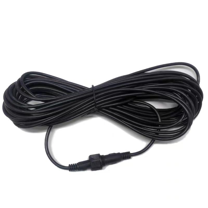 Solar Light Double-Pin Connector Cable: Waterproof, Lightning-Proof, 5m/10m Durable Extension