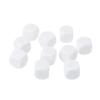 10Pcs/pack Dices Set Acrylic White Dices Teaching Props Game Accessories Mathematical Tools Round Corner Dices Set