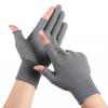 Moufu Anti-Slip Two-Finger Exposed Nylon Work Gloves
