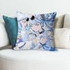 JJinhsi WWuthering Waves Anime Celebrity Merchandise AllMatch Printed Pillow Case Sofa Car Office Room Decoration Protector