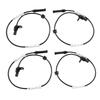 4pcs ABS Wheel Speed Sensor 34526791224 34526791226 For BMW F20 F30 F31 F36 F33 F32 F83 F82 118i 125i 328i 420i 428i 435i M4 N13