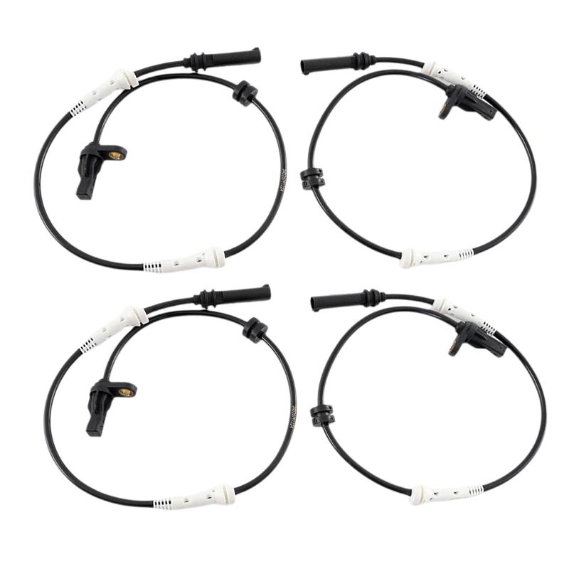 4pcs ABS Wheel Speed Sensor 34526791224 34526791226 For BMW F20 F30 F31 F36 F33 F32 F83 F82 118i 125i 328i 420i 428i 435i M4 N13