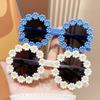 Children's Cute Daisy Sunglasses - Baby Girl Princess Summer Sunshade Dress-up Glasses