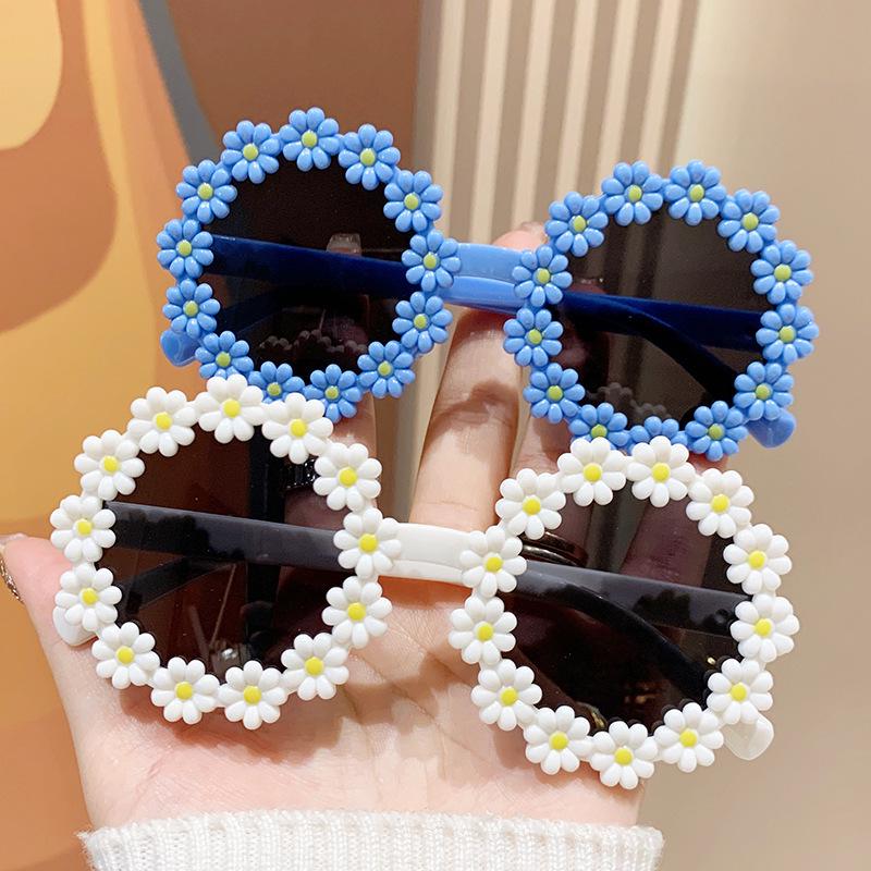 Children's Cute Daisy Sunglasses - Baby Girl Princess Summer Sunshade Dress-up Glasses
