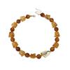 European & American Irregular Beaded Necklace: Retro Maillard Collarbone Chain Design, High-End Niche Women's Jewelry