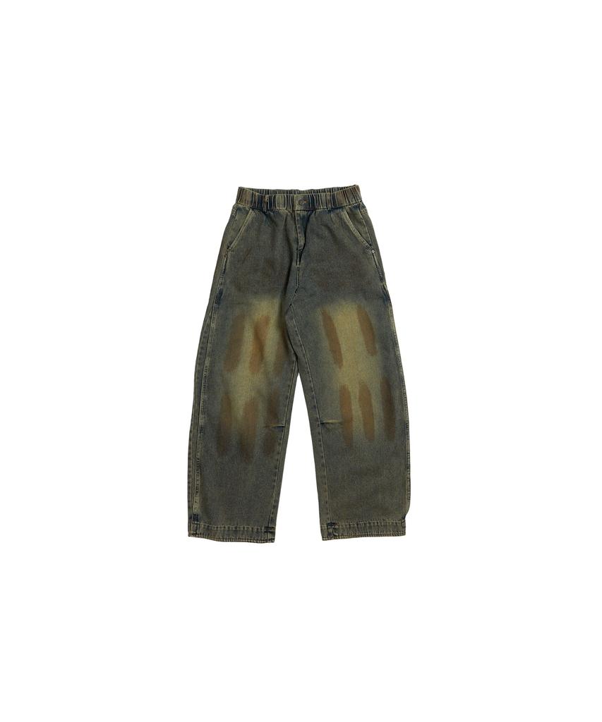 DOUBLE JD Big Brush Washed Denim