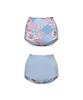 Lupeulupeu High Reversible Bikini Bottom [Bohemian Patchwork Blue]