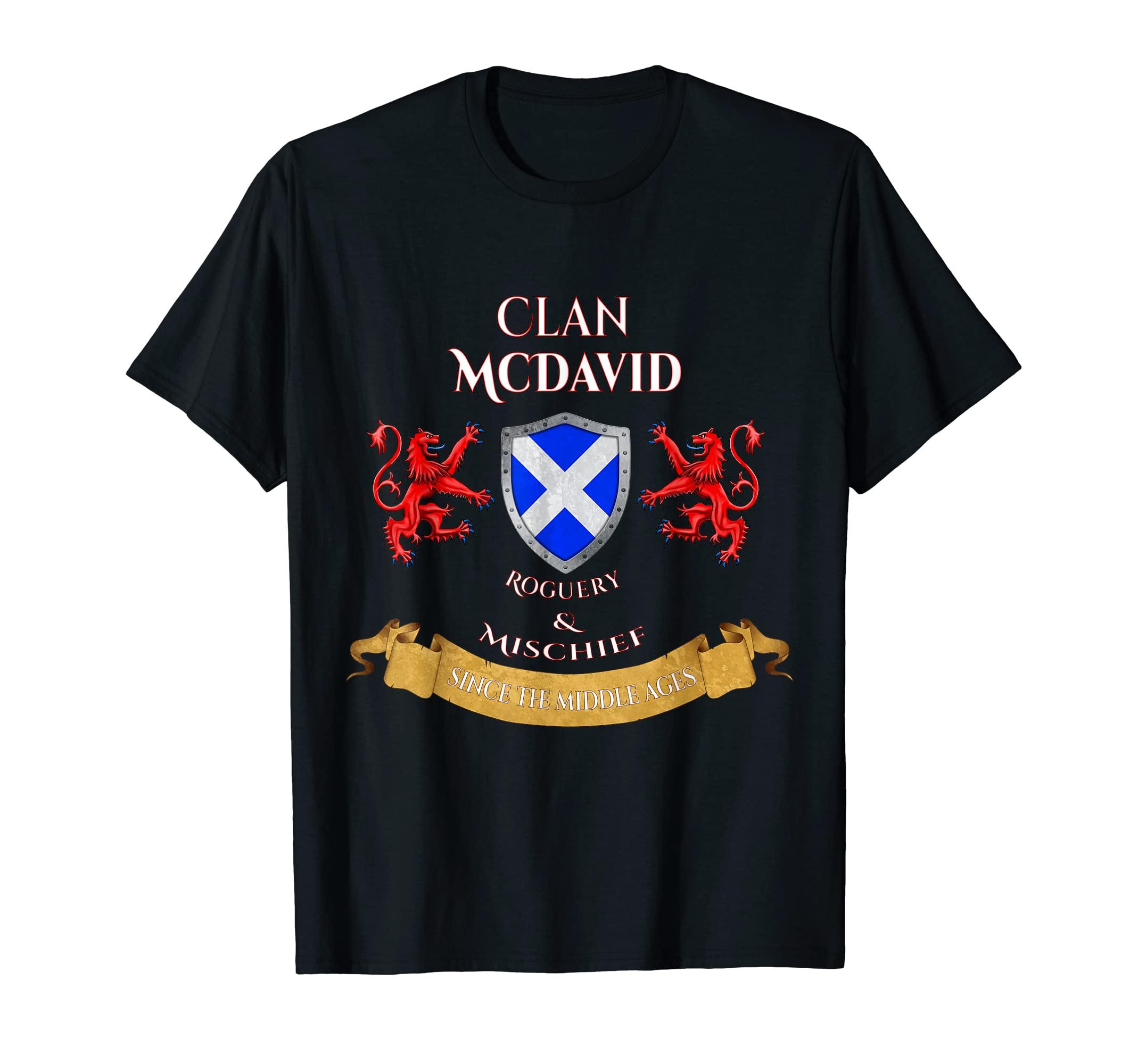 

McDavid Scottish Family Clan Medieval Prank T-Shirt