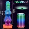 9.6" Glow-in-the-Dark Fantasy Dragon Silicone Dildo, Ultra Soft Liquid Silicone, Dual Knot Texture, Strong Suction Cup, Premium Fantasy Collection