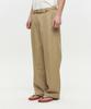 Hoite Curve Line Wide Pants (Beige)