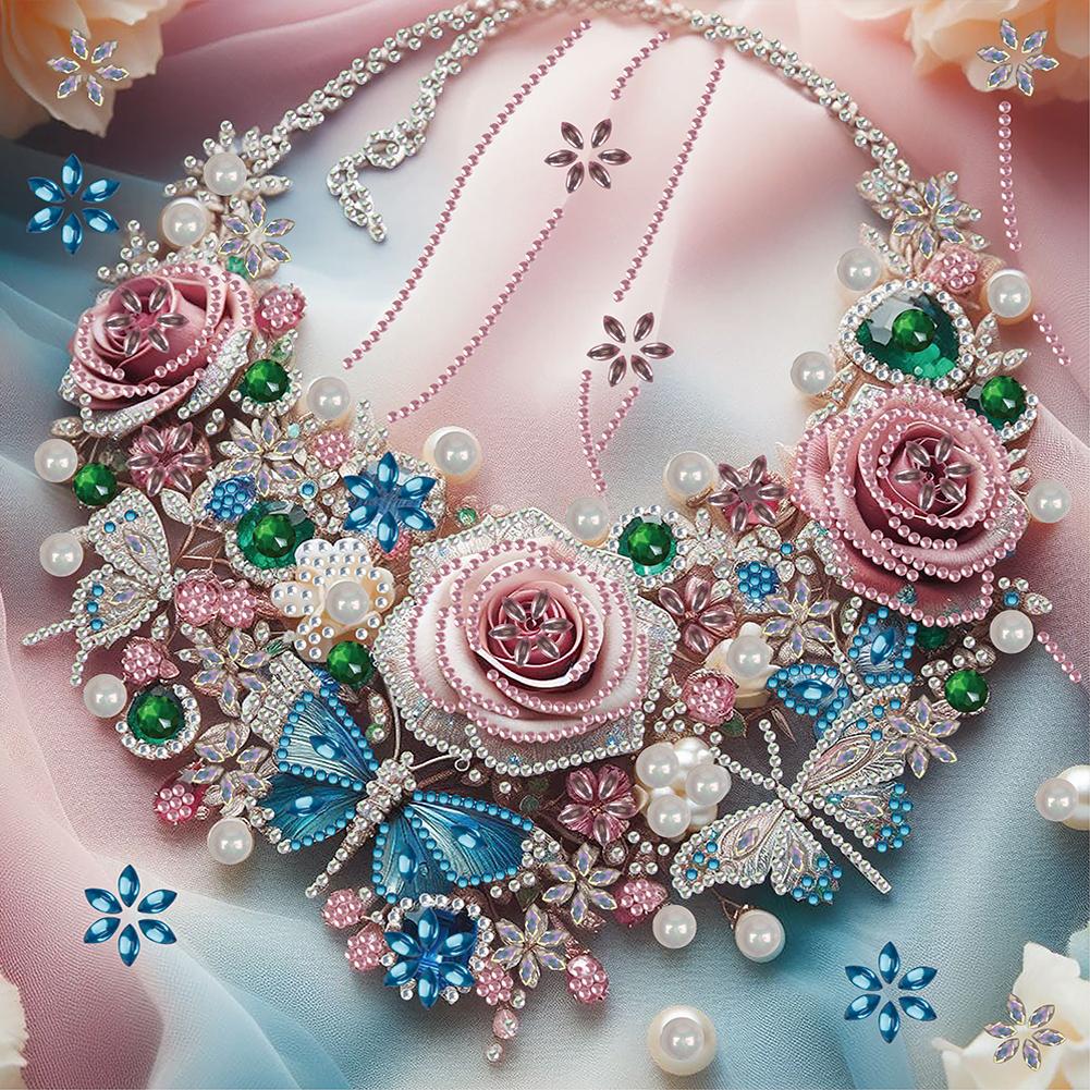 5D DIY Partial Special Shaped Drill Diamond Painting Kit Butterfly Decoration